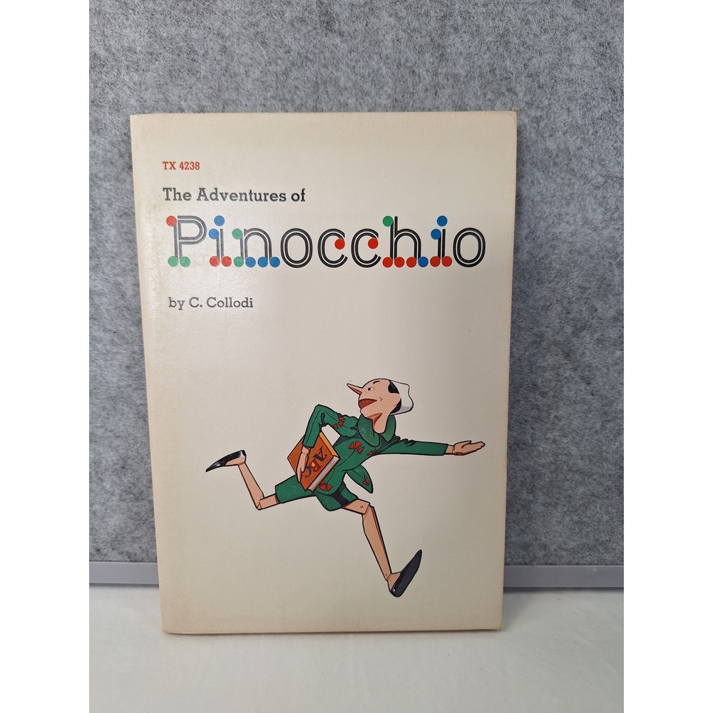 The Adventures of Pinocchio C Collodi Vintage Scholastic Paperback TX 4238